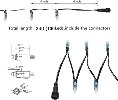 Mattos Designs™ 12V 12mm Regulated Pixels – Reliable WS2811 LED Pixels