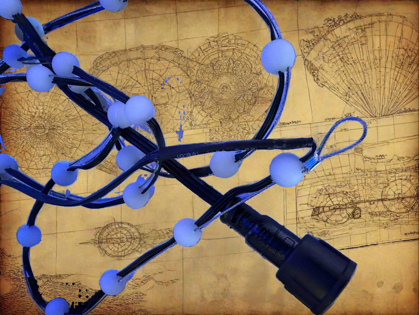 Mattos Designs™ Kraken Flex System – 12V WS2811 RGB Holiday Lighting with Aircraft Cable