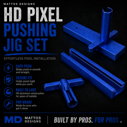 Mattos Designs™ HD Pixel Pushing Jig Set – Effortless Pixel Installation