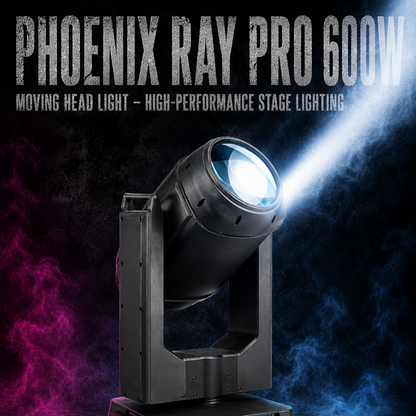Mattos Designs™ Phoenix Ray Pro 600W – IP65 Professional Moving Head Light