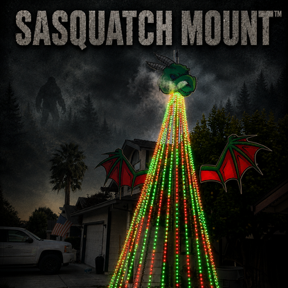 Mattos Designs™ Sasquatch Mounts – EMT Pipe Mounting System for MegaTree Poles