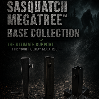 Mattos Designs™ Sasquatch MegaTree™ Base Collection – Steel MegaTree Pole Bases