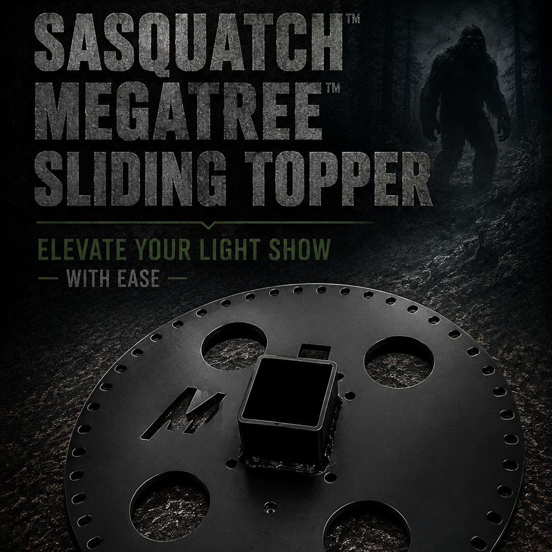 Mattos Designs™ Sasquatch MegaTree™ Sliding Topper – 1/4" Steel MegaTree Topper