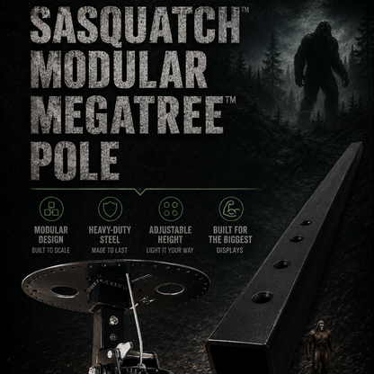 Mattos Designs™ Sasquatch™ Modular MegaTree™ Pole – Heavy-Duty 2x2 Steel Pole System