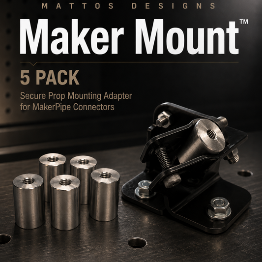 Mattos Designs™ Maker Mount™ 5 Pack – MakerPipe Pixel Mounts