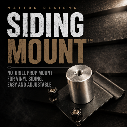 Mattos Designs™ Siding Mount™ – No-Drill Clip Mount for Vinyl & Aluminum Siding