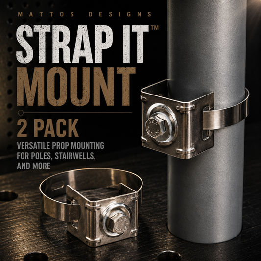 Mattos Designs™ Strap IT Mount™ 2 Pack – Hose Clamp Pixel Mounts