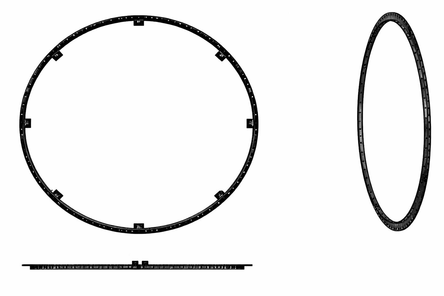 Mattos Designs™ Sasquatch MegaTree™ Hoop 2.0 – Heavy-Duty Steel Base Hoop