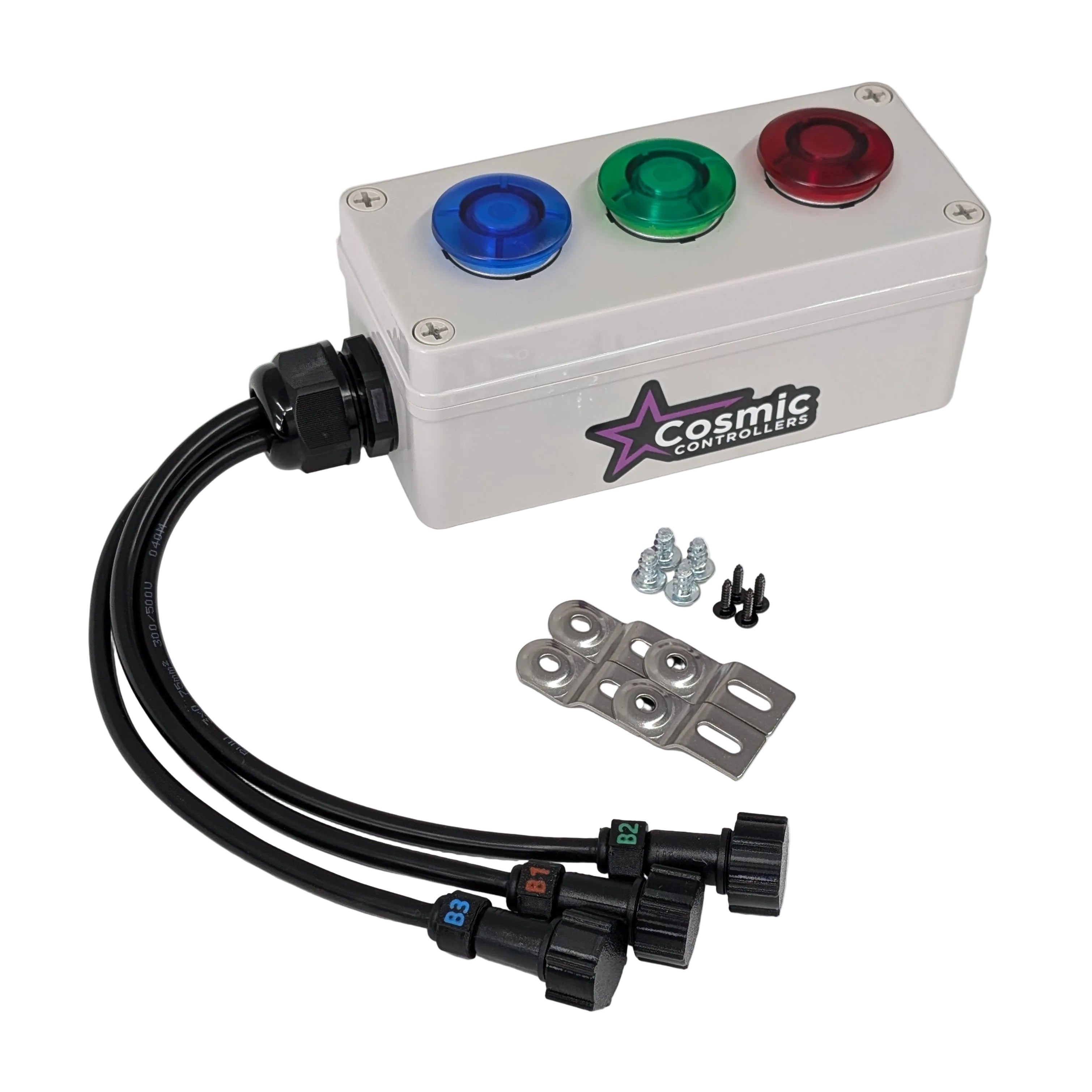 xLights & FPP Interactive Button Controller | Cosmic Launch Control ...