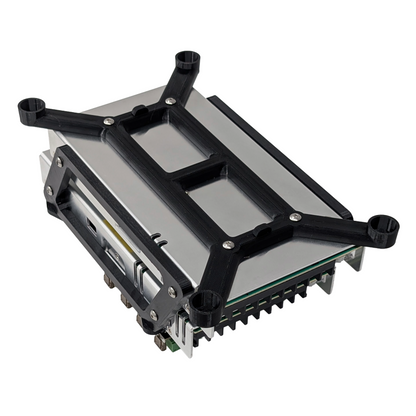 Cosmic LRS-350 enclosure mounting plate installed on a Mean Well LRS-350 power supply