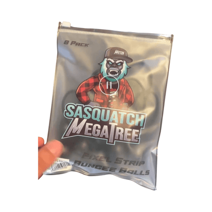 Mattos Designs™ Sasquatch™ Tilt-Up MegaTree Pixel Strip Bungee Clips – 8 Pack