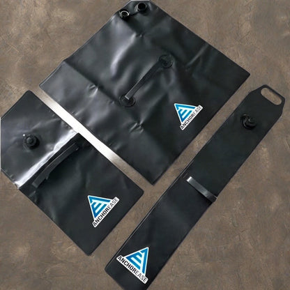 Mattos Designs™ AnchorEase™ Water Weights – Collapsible PVC Display Ballast Bags