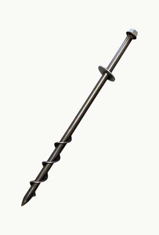 Mattos Designs™ AnchorEase™ Ground Anchors – Fast-Install Steel Ground Anchors