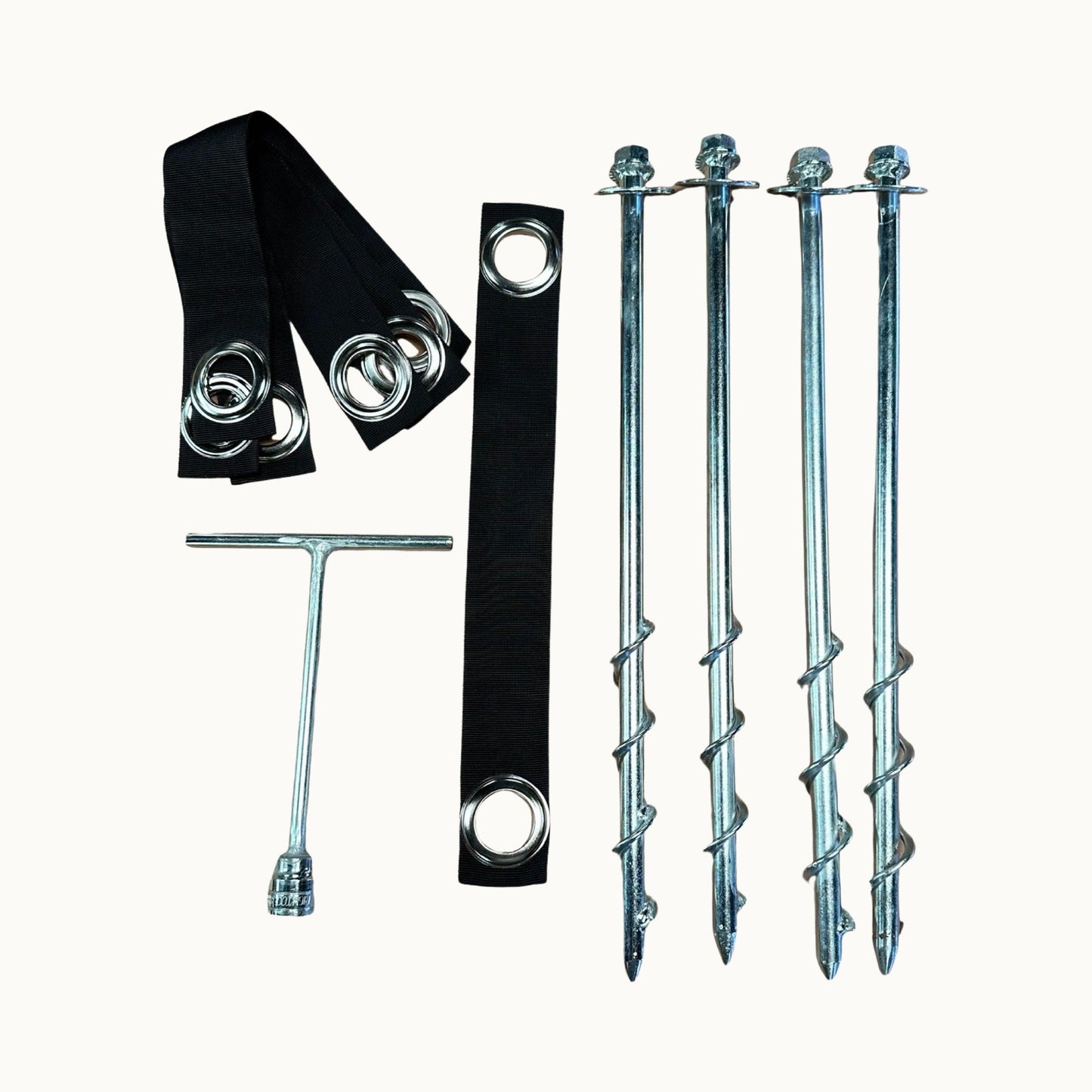 Mattos Designs™ AnchorEase™ Ground Anchors – Fast-Install Steel Ground Anchors