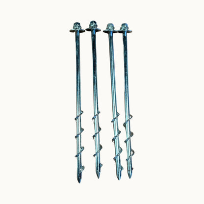 Mattos Designs™ AnchorEase™ Ground Anchors – Fast-Install Steel Ground Anchors