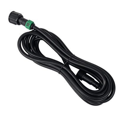10ft round xConnect 3-core pixel cable extension with green ID clip