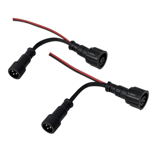 xConnect power injection pigtails split from 3-2-3 H-harness for dual injection use